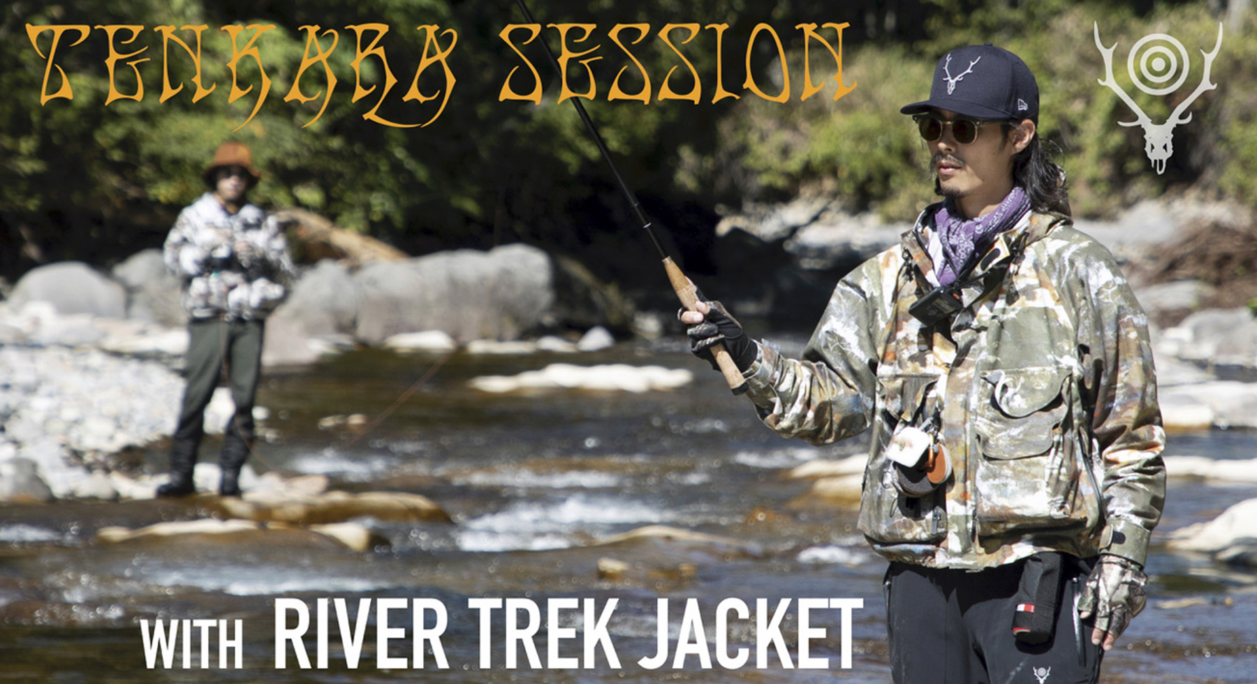 北海道のリバーフィールドに映える「RIVER TREK JACKET」 コラボレーションモデル。